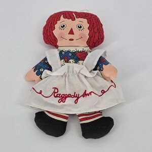 Vtg Applause Raggedy Ann Doll Beanbag Soft Cloth Rare 7" Height Handheld Plush